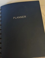 Tul Discbound Notebook Planner Letter Size Blue Plastic Cover and accessories