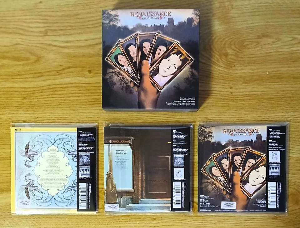 RENAISSANCE - TURN OF THE CARDS - 3 x MINI LP CD JAPAN OBI + PROMO BOX - Bild 2 von 4
