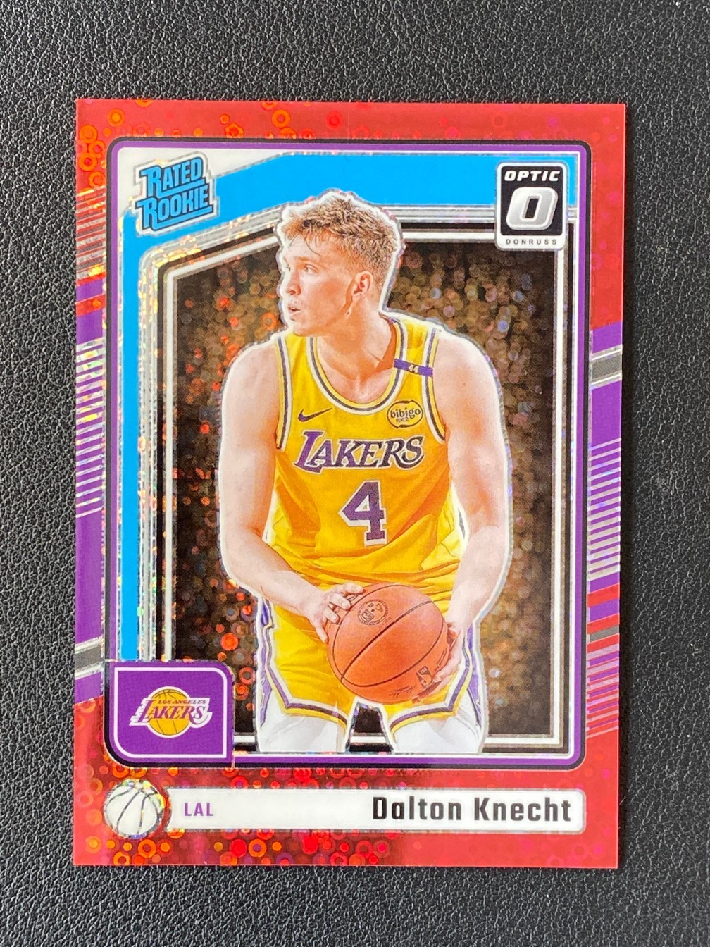 Dalton Knecht 2024-25 Donruss Optic Rated Rookie Red Fast Break 73/75 #256