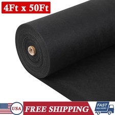 4ft x 50ft 6oz Geotextile Landscape Fabric PP Drainage 350N Tensile Strength