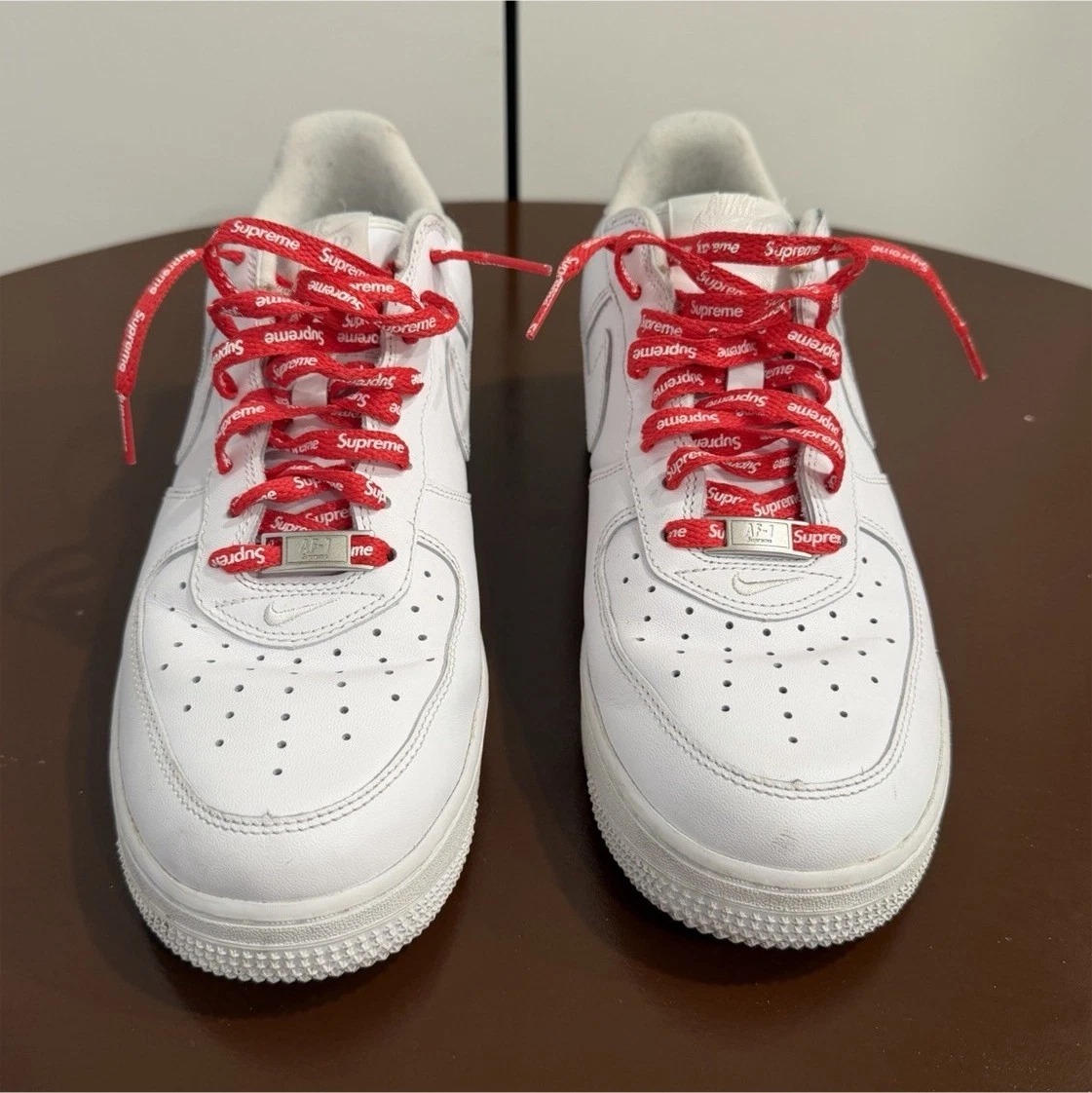 Nike Air Force 1 Supreme White | eBay