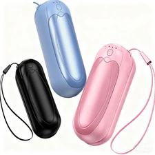 Rechargeable 2 Pack 7000mAh Electric Portable Hand Warmers  Portable Pocket Gift
