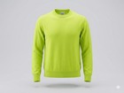 Yonetomi Japan Made Neon Limettengrün Baumwolle Strick Pullover Herren XL Hochwertig