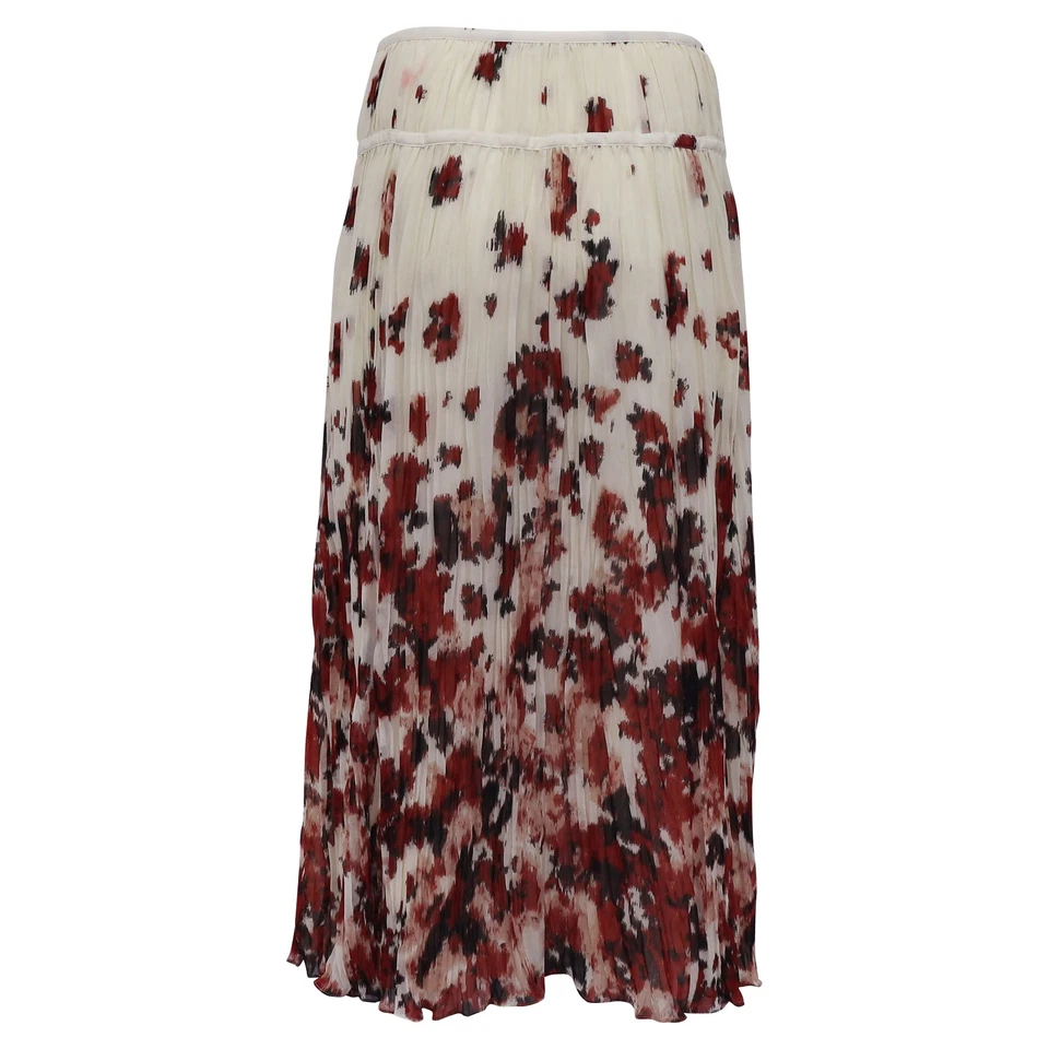 Falda midi plisada Georgette Altuzarra Kemmaren en poliéster multicolor talla 40 Foto 3 de 4