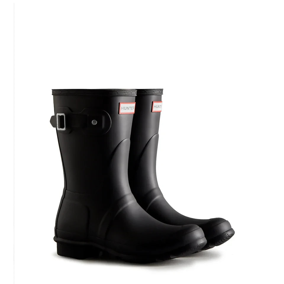 Hunter Boots Women's Original Short Rain Boots Black Size 9-image