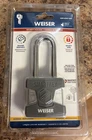 Weiser 9PGL0260-046 Kwikset SmartKey Padlock Long Shackle 90260-002