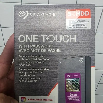 Seagate One Touch 5TB External Hard Drive Unopened Official Sealed
