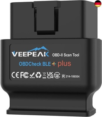 OBDCheck BLE+ Bluetooth OBD II EOBD Diagnostic Device Adapter Plug Car Diagnosti