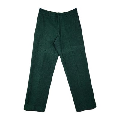 Vintage 60s Johnson Woolen Mills Wool Pants Spruce Green Mens 32x30 Hunting USA