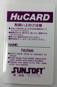 Sunsoft HU Card City Hunter Used