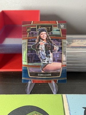 2022 Panini Select WWE Cora Jade RC Red and Blue Rookie Concourse #65