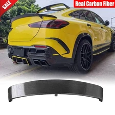 For Benz C167 GLE450 GLE53 GLE63 Coupe 22-25 Real Carbon Rear Roof Spoiler Wing
