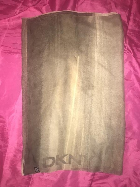 Women DKNY Scarf Beige One size