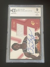 2001-02 Gerald Wallace SPX Signed /800 ROOKIE JERSEY Card!!!  BCCG 9 (NM/+)!!!. rookie card picture