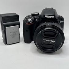 Nikon D3300 Camera 24MP DSLR   Yongnuo YN 50mm F/1.8N Lens