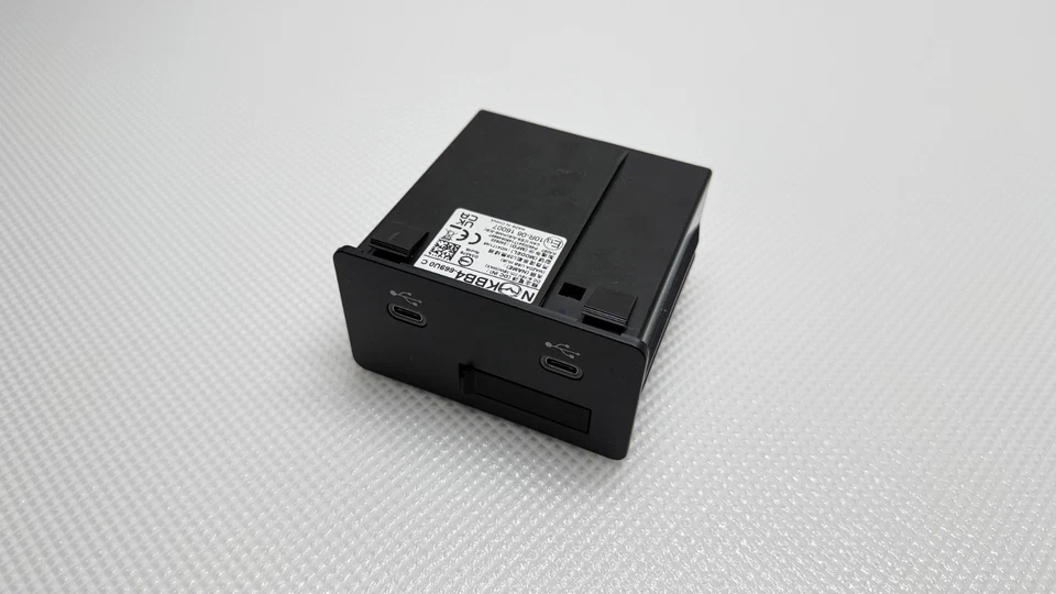 2024 2025 MAZDA CX-90 CENTER CONSOLE DUAL USB TYPE-C PORT HUB SD CARD READER OEM - Image 2 of 4