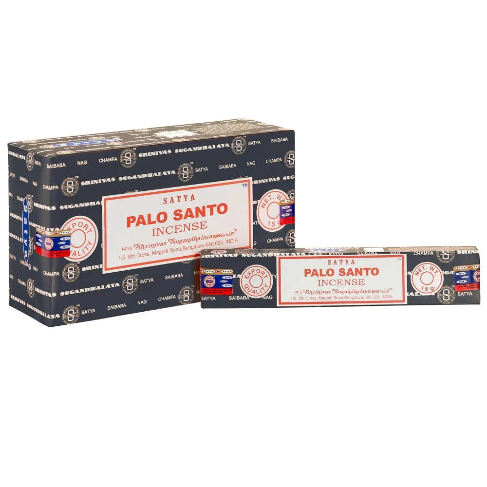 Palo Santo Incense Sticks (Box of 12 x 15g) - Cleanse & Purify