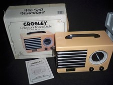 Crosley Collector's Edition Radio AM/FM/Cassette Model CR-5 "New Open Box"