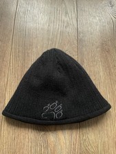 JACK WOLFSKIN Hat Beanie Stormlock Rip Rap PHANTOM GREY Wool Unisex