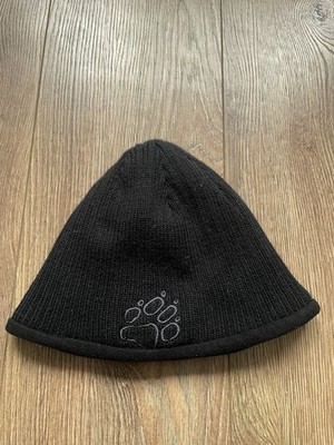 JACK WOLFSKIN Hat Beanie Stormlock Rip Rap PHANTOM GREY Wool Unisex