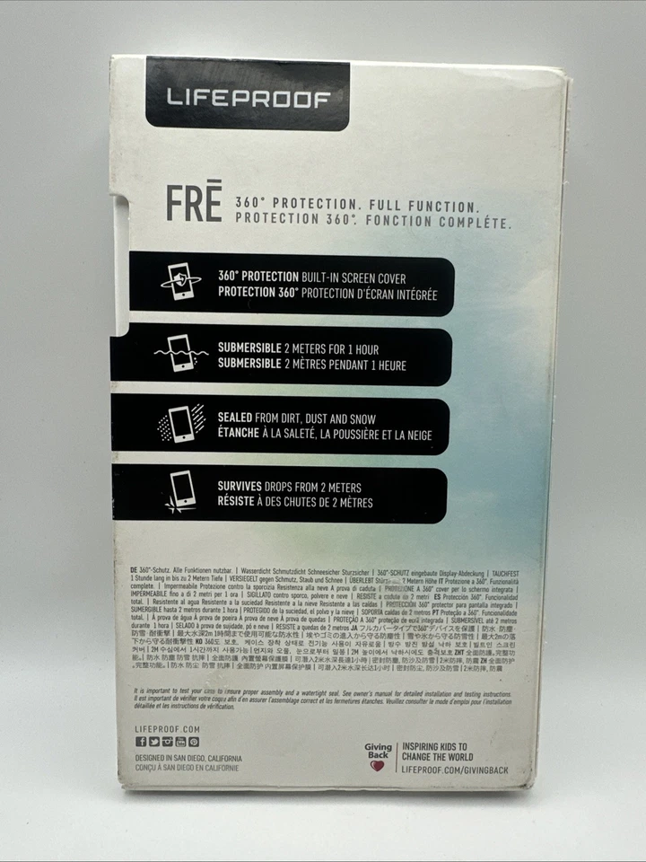 LifeProof FRĒ Apple iPhone X / XS Banzai Blue Waterproof Case – New - Image 2 of 3