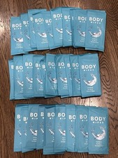 Shower Body Wipes, 113 Individually Wrapped Personal Unscented Wipes