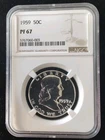1959 50C Franklin Half Dollar NGC PF 67 6870