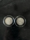 Two Franklin Half Dollars - US 90% Silver Circulated
