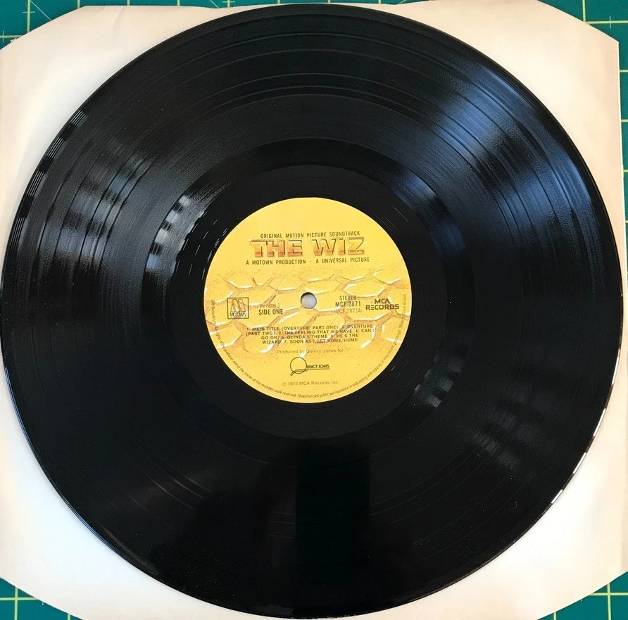 The Wiz Michael Jackson Diana Ross Double Vinyl Soundtrack LP 1978 MCA Records - Image 4 of 4