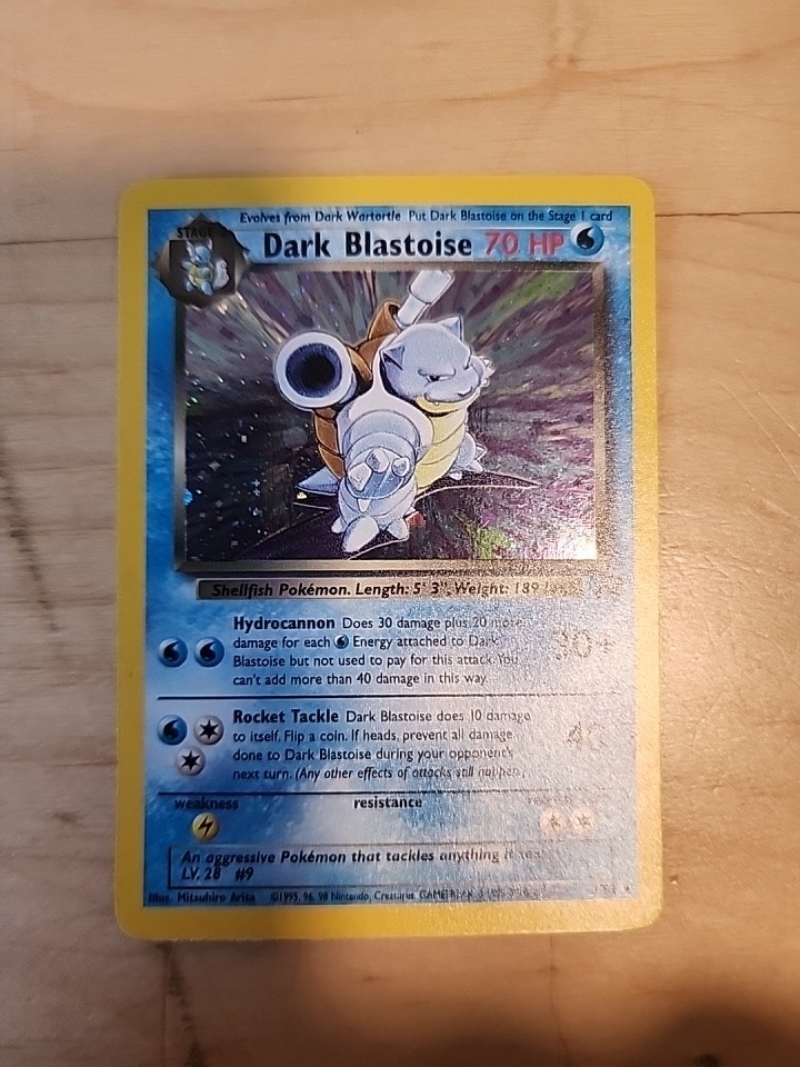 Dark Blastoise 3/82 Team Rocket Holo Near Mint