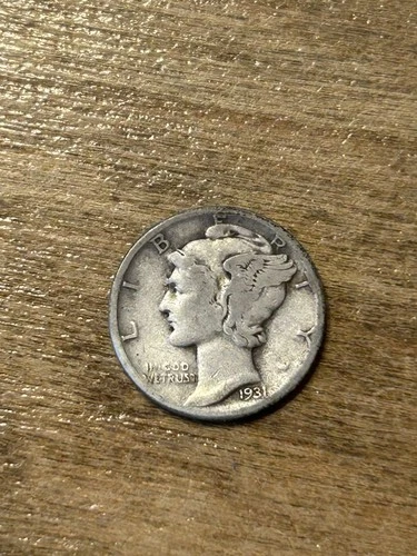 1931 Mercury Dime VG+