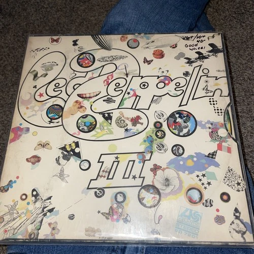 Led Zeppelin - III LP Atlantic SD 19128  1977 Pressing Working Wheel VG+