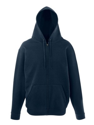 Fruit of the Loom Unique Hooded Sweat Jacket Kapuzenjacke dunkelblau S-XXL
