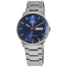 New Mido Commander Blue Dial Steel Men's Watch M021.431.11.041.00