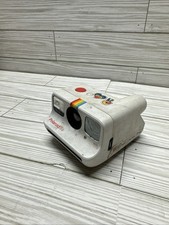 Polaroid Go Instant Mini Camera White  Red UNTESTED AS IS FOR PARTS
