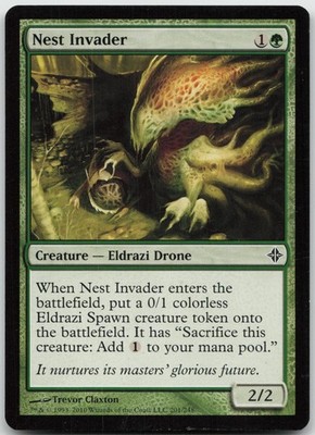 Nest Invader 201 Common Rise of the Eldrazi Magic: The Gathering Near Mint
