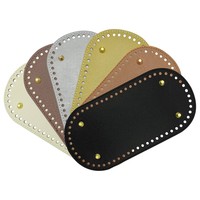 6Er-Pack Pu-Leder-Taschenboden, Ovaler Brieftaschenboden FüR HäKeltaschenbo4156