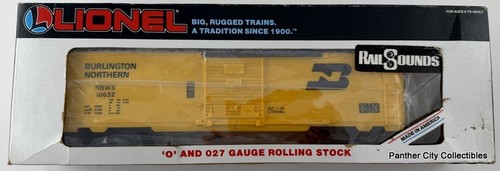 Lionel #6-16632 Burlington Northern Boxcar con sonidos calibre 0 modelo de ferrocarril | Zustand: Used