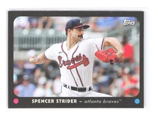 2023 Topps Archives Spencer Strider 1954 Topps Tarzan 3D TZ3D-14 Insert Braves