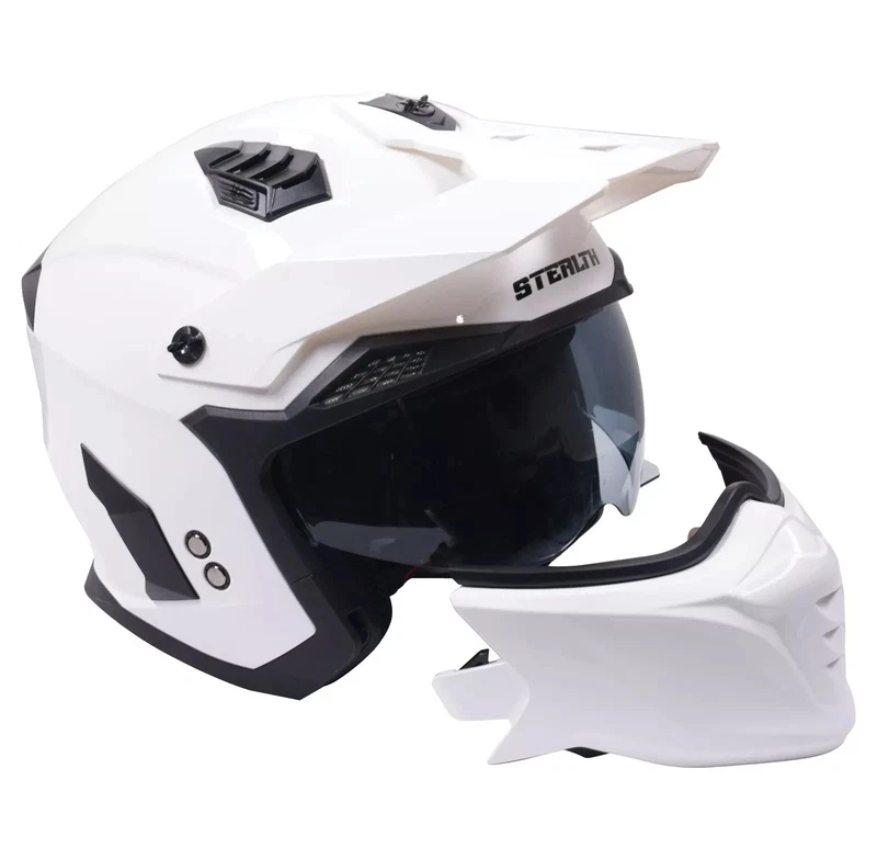 Removable Chin Bar Open White Stealth, photo 2 of 7