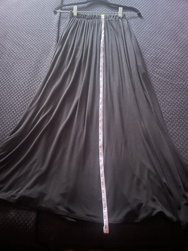 Foxblood Los Angeles Gothic Long Flowy Witchy Black Maxi Skirt w/ Pockets XS