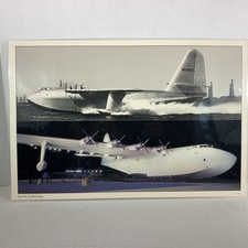 Vintage Spruce Goose Official Souvenir Howard Hughes Aircraft Photograph Print