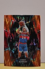 2021-22 Panini Select - Premier Level Corey Kispert #176 Orange Flash Prizm (RC)