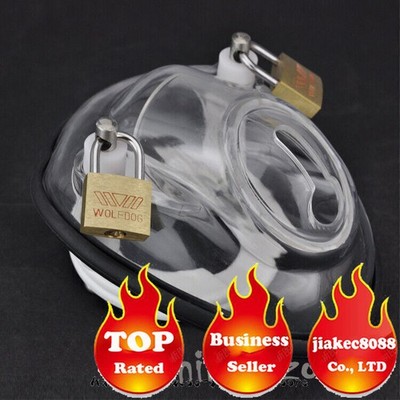 Polycarbonate Bowl Male Chastity Device Flat CHASTITY Cage Restrain Restrain