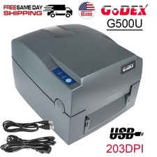 GODEX G500U 4 inch Thermal Transfer Direct Thermal 203dpi USB Lable Printer US