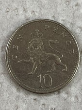 10p coin poor condition. (or extra remote key if you have bought a lock)