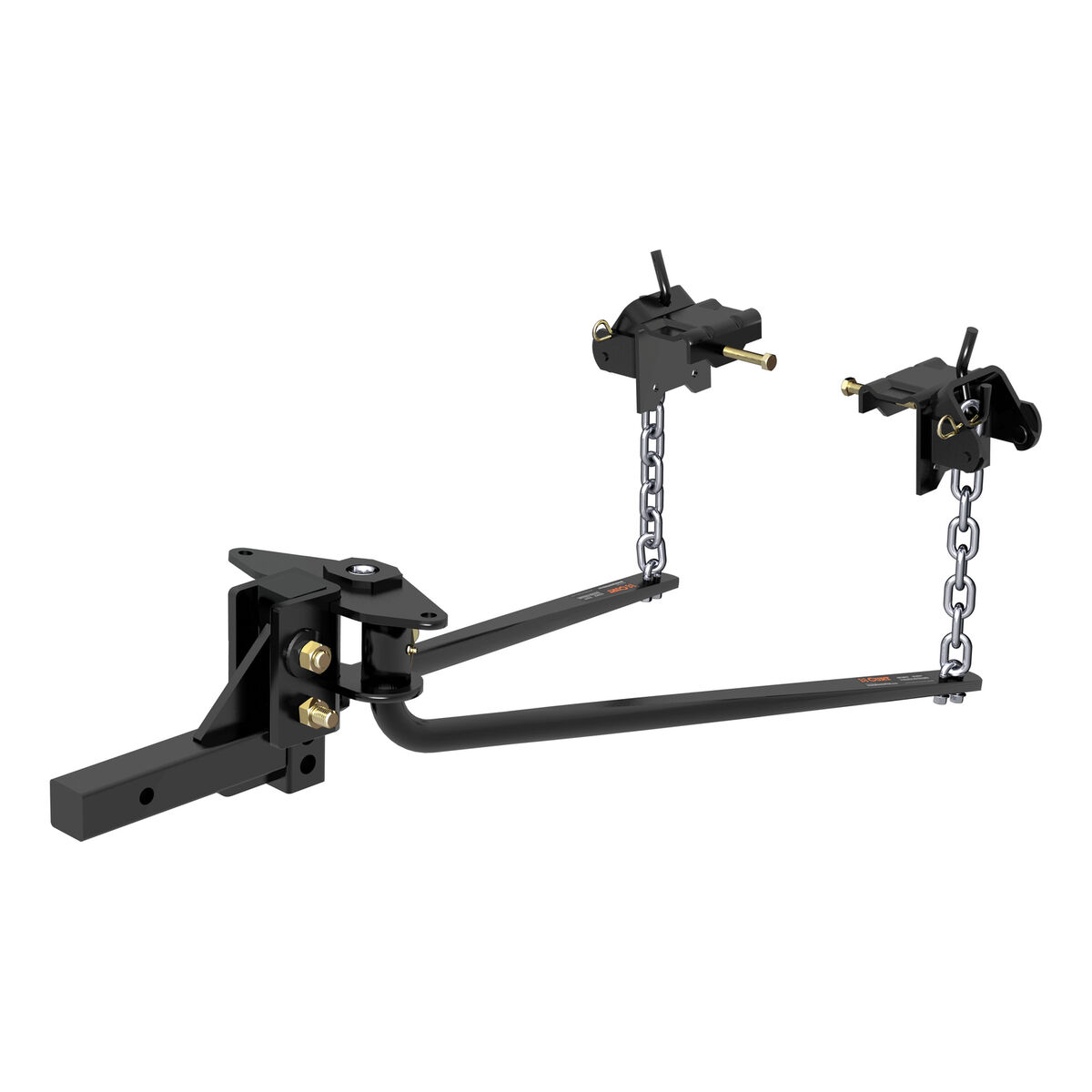 CURT MV Round Bar Weight Distribution Hitch Kit (10K - 14K lbs., 31-3/16 CURT MV Round Bar Weight Distribution Hitch Kit (10K - 14K lbs., 31-3/16