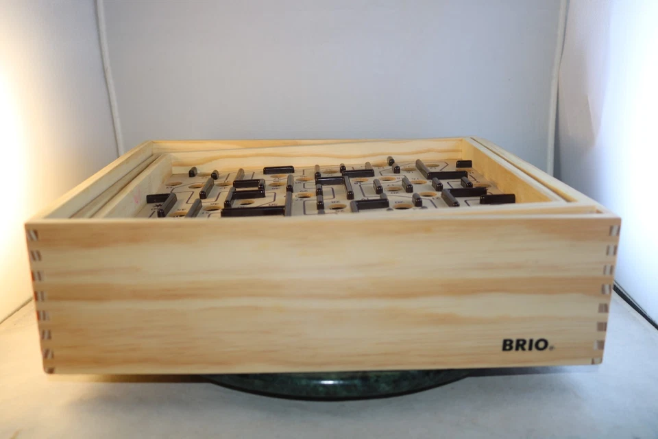 Wooden Labyrinth Brio Labyrintspe Made in Sweden Puzzle Box Tested - Image 4 of 4