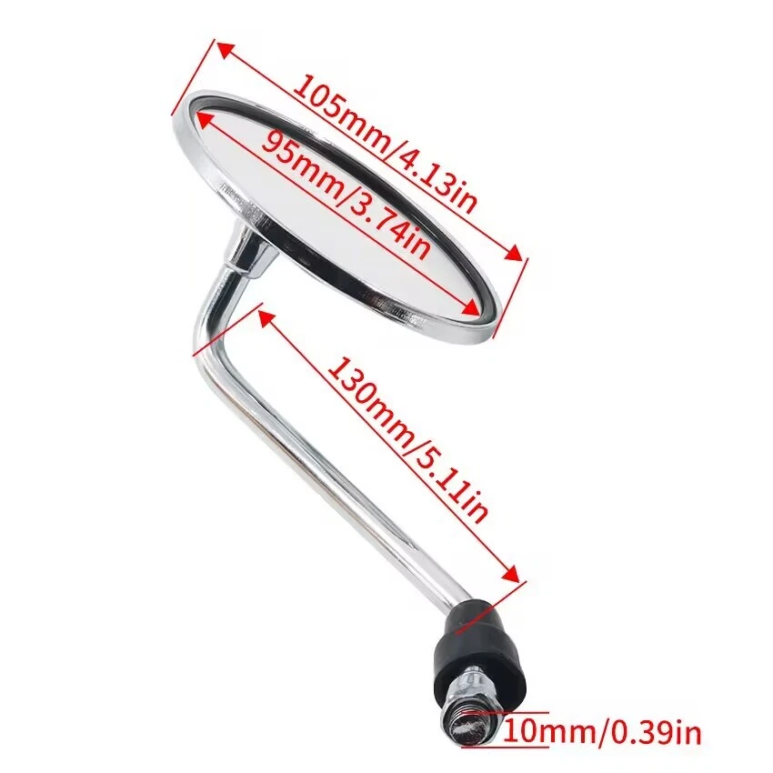 Espejo retrovisor para Suzuki A100 GT125 GT250 GT380 GT750 GT550 GT185 GT380 GT750 Foto 2 de 4