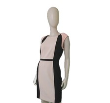TAHARI ASL Colorblock Sheath Knee Length Business Career Church Dress Size 10